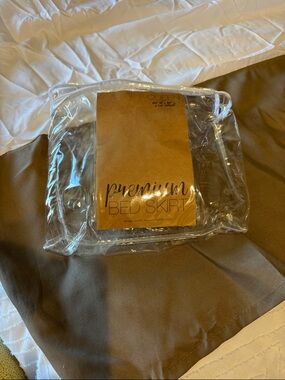 Premium Bed Skirt - Queen - Brown